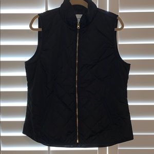 Quilted Old Navy Black Vest